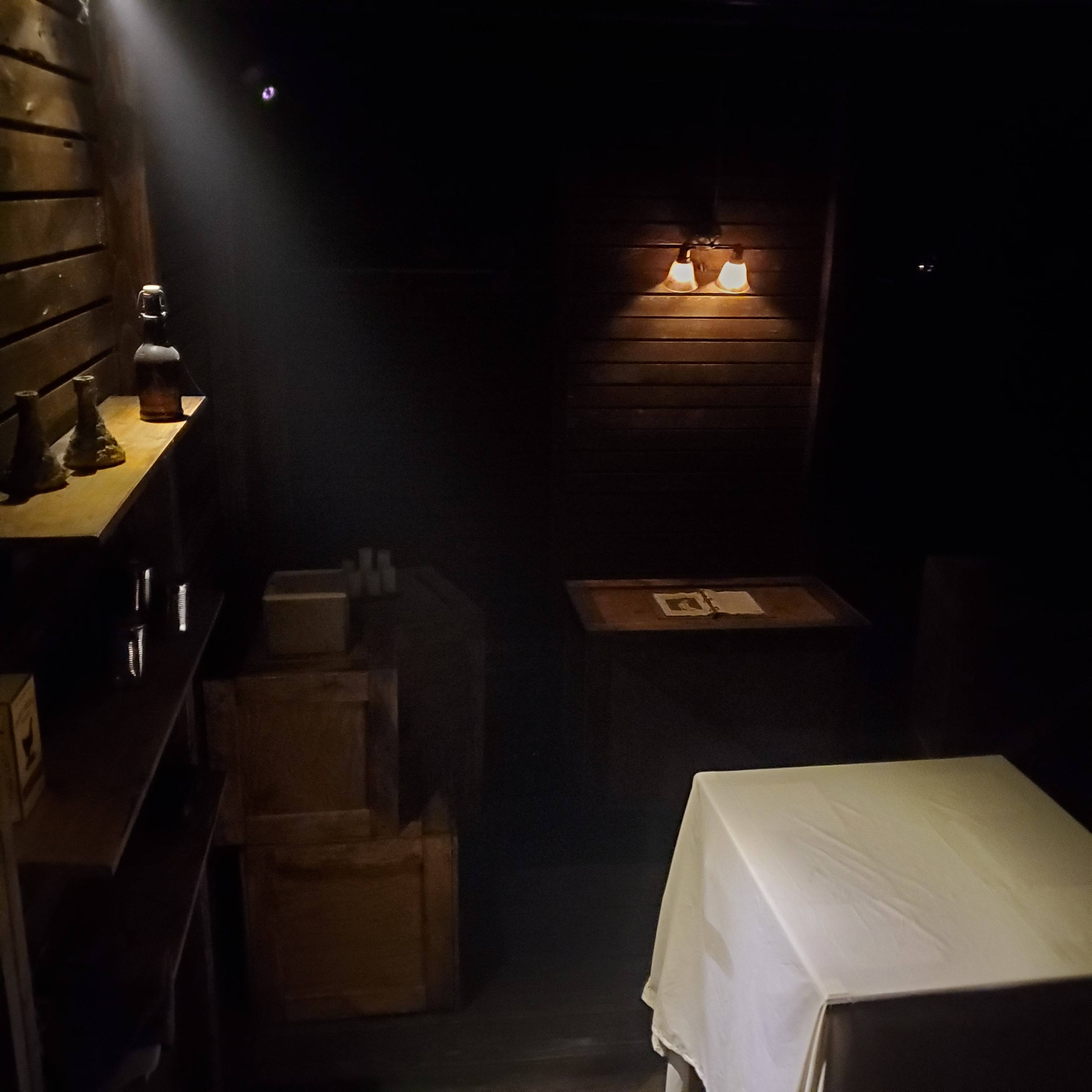 Pandora's Box escape room environment at Trapped Las Vegas